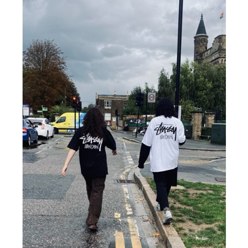 Stussy Stock Logo Ltd Tee_London | anytee