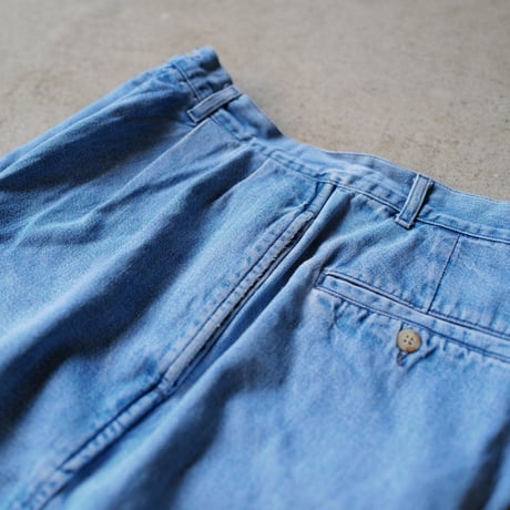 [W32] POLO DENIM SHORTS 2tuck_80-90s vintage