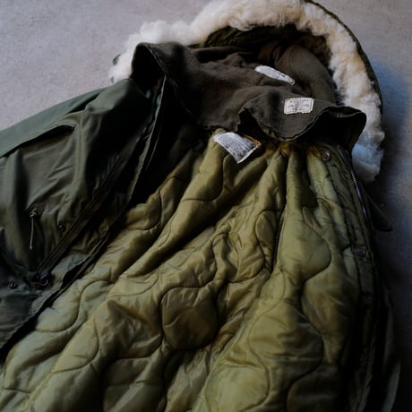 ［M］m65 parka_Black zipper_fullset_deadstock