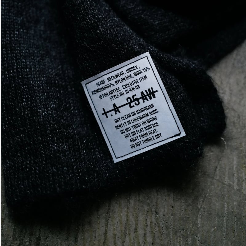 Kid Mohair Neckwear Scarf 