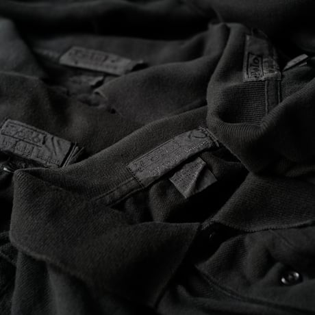 ［Black Button］Super Black_VINTAGE POLO SHIRT_made in USA