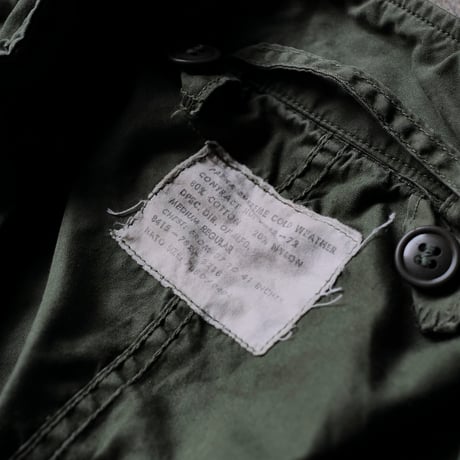 ［M］m65 parka_Black zipper