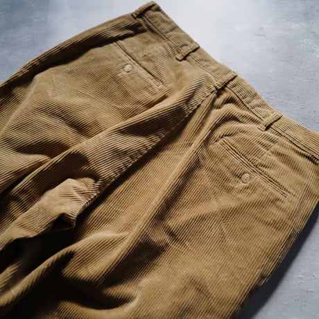 [W35 L29] POLO COUNTRY 2tuck CORDUROY PANTS_80-90s vintage