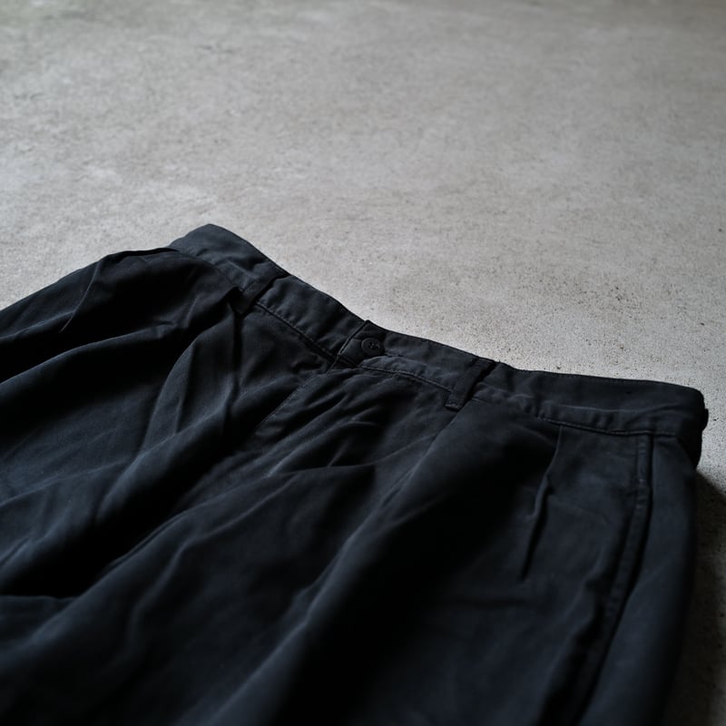 W36 L35] Super Black_VINTAGE POLO CHINO 2tuck