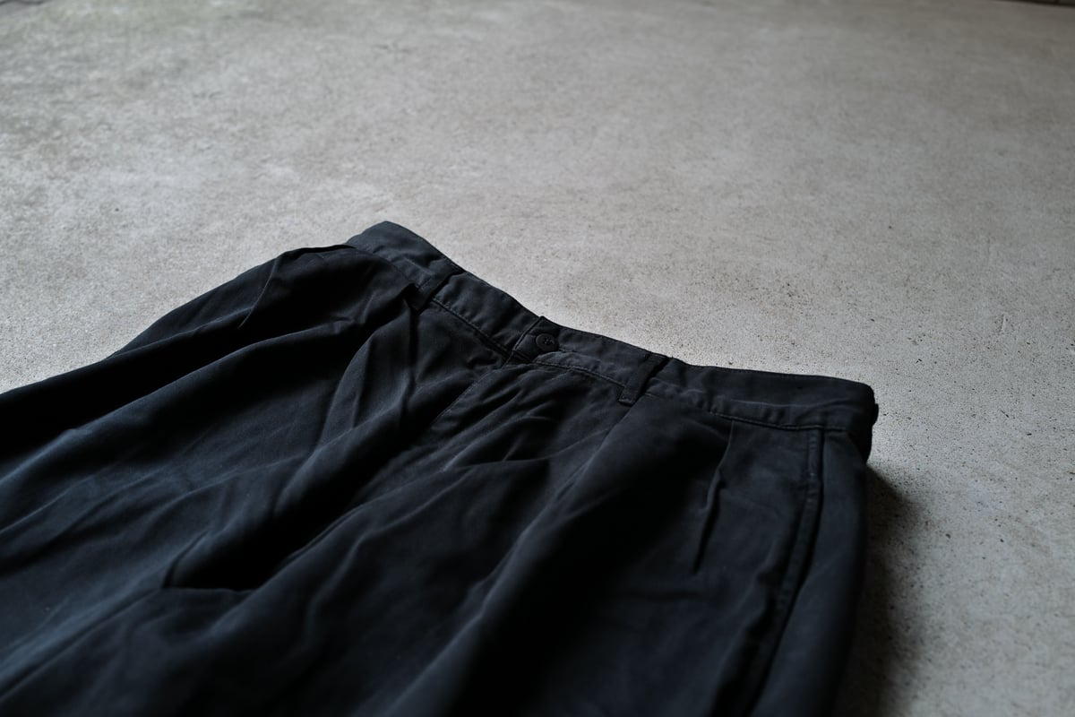 W36 L35] Super Black_VINTAGE POLO CHINO 2tuck
