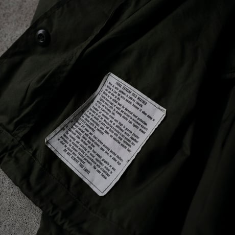 ［M］m65 parka_mini tag model_deadstock_no.131