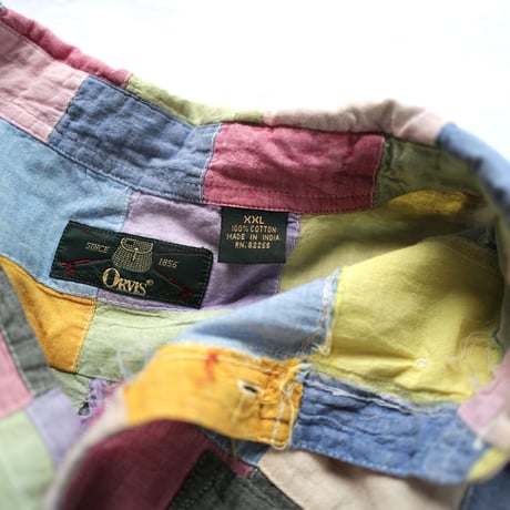 ［XXL］ORVIS Color Chambray shirt_90s