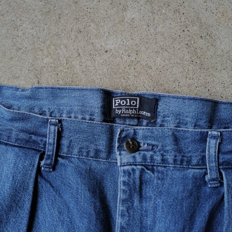 [W36] POLO DENIM 2tuck shorts_by Ralph Lauren_no.5