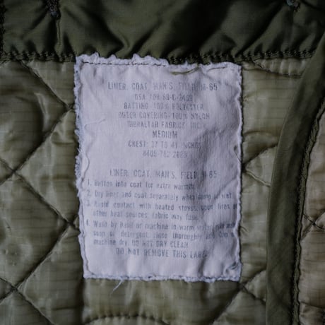 ［M］m65 jacket "base ball" liner