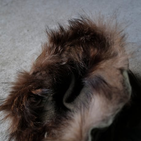 ［Free size］m51_first model_coyote fur hood_deadstock_no.4