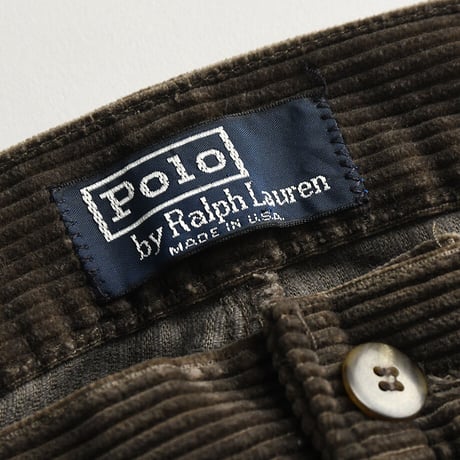 [W34 L29] POLO CORDUROY 2TUCK PANTS_80-90s vintage_no.76