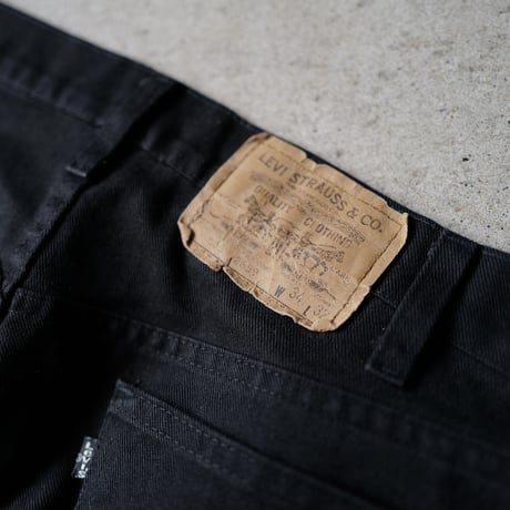 [W34 L30] Levi's 505_Black Black Tab_80s_no.6