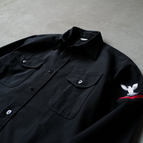 ［16 1/2 XL fit］U.S.NAVY Black Shirt_deadstock_no.16