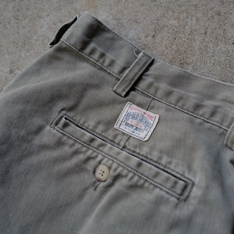 [W34] POLO CHINO SHORTS 2tuck_80-90s vintage