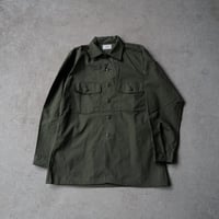 ［M (14 1/2)］USARMY Olive Green Shirts_deadstock_no.9