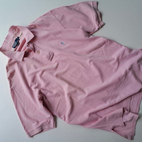 ［L］POLO SHIRT_MADE IN USA_80-90s vintage
