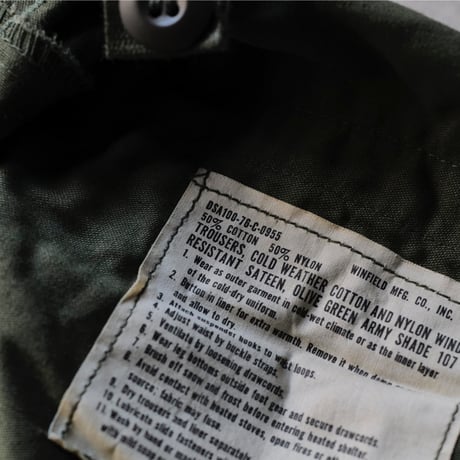 ［M-Regular］USARMY M-65 Trousers_deadstock_no.09