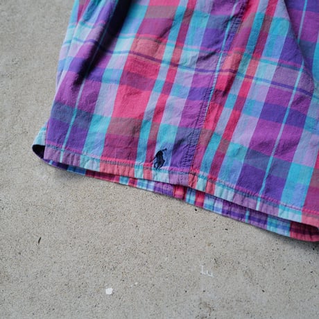 [W38] POLO SHORTS 2tuck_80s vintage_no.7