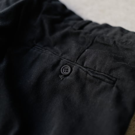 [W37 L32] Super Black_VINTAGE POLO CHINO 2tuck Pants_no.17