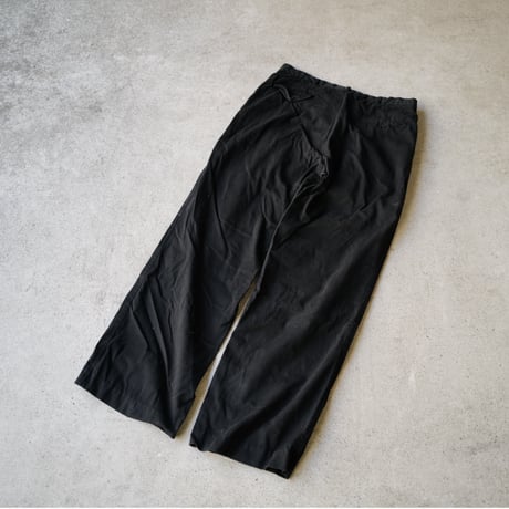 [W37 L32] Super Black_VINTAGE POLO CHINO 2tuck Pants_no.17