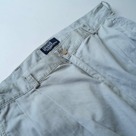 [W36 L32] Old Polo_80-90s vintage_2tack chino