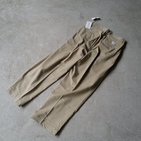 [W33 L29] VINTAGE POLO CHINO 2tuck Pants_deadstock_no.10