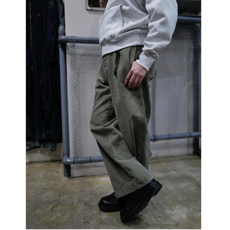 5月末お届け予定分 [anytee classics] Military Wide Trou