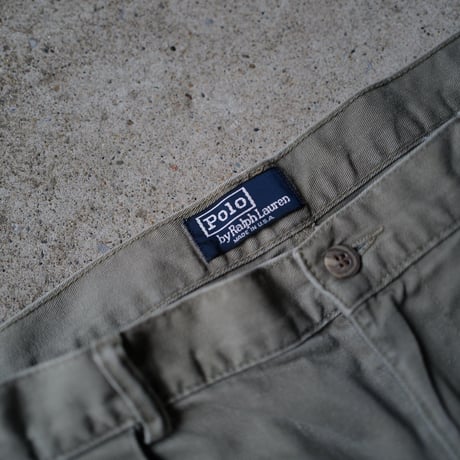 [W34 L30] Old Polo_80-90s vintage_2tack chino