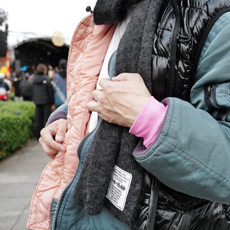 Kid Mohair Neckwear Scarf 