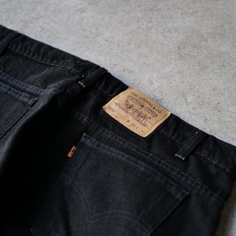 ［W40 L30］Levi's 505_Sulfur Black_Orange Tab_deadstock_no.2