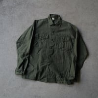 ［L (15 1/2)］USARMY Olive Green Shirts_Cotton100_no.18