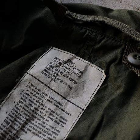 ［M］m65 parka_deadstock_no.118