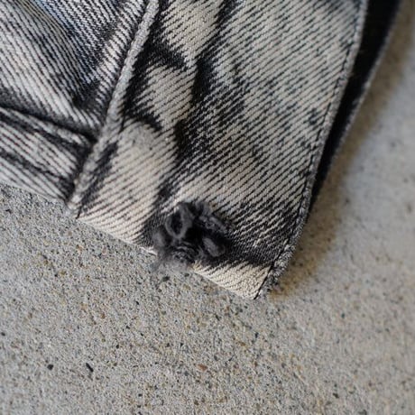 ［L］Levi's Denim Jacet Acid Wash Black