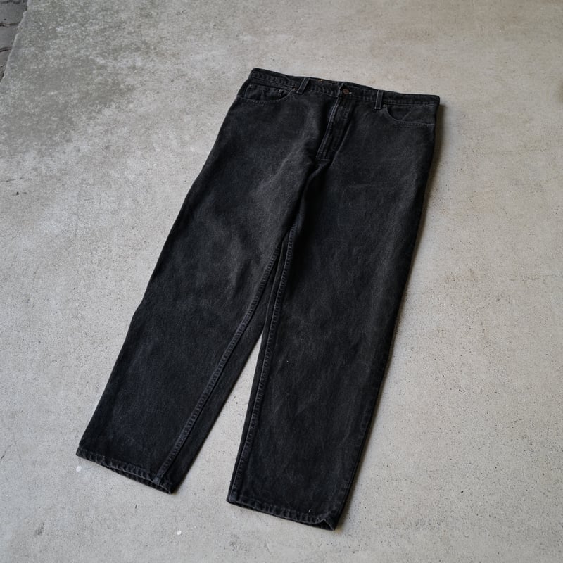 usa製 LEVI’S 550 W40 L30 90s USA製 Levi'sリーバイス 550 ブラック デニムパンツ w40 L30