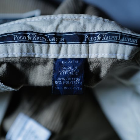 [W33 L29] POLO CHINO CORDUROY PANTS 2tuck_90s vintage