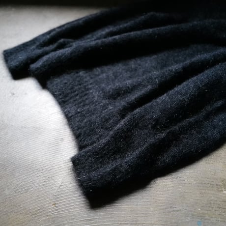 8周年記念店頭限定 Kid Mohair Reversible Knit "Charcoal Black"