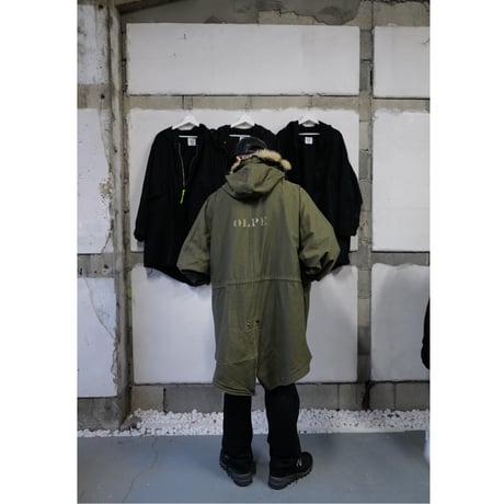 ［L］m48 parka with stencil