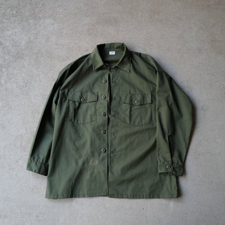 ［17 (1/2) XXL fit］USARMY Olive Green Shirts_no.7