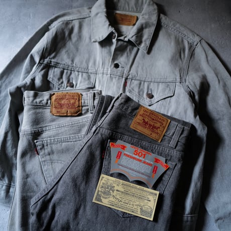 ［XL］Levi's Trucker Jacket_Greige_80s