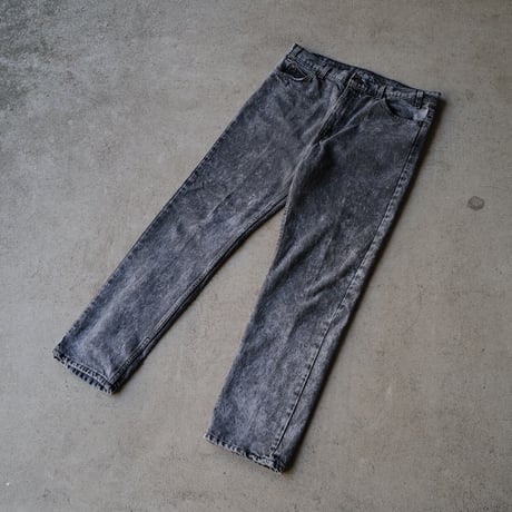 ［W36 L32］Levi's 505 Acid Wash Black