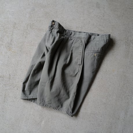 [W38] POLO CHINO SHORTS 2tuck_80s vintage
