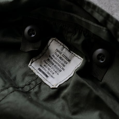 ［M］m65 parka_mini tag model_deadstock_no.105