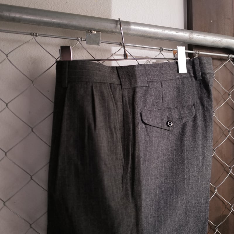 パンツ anytee Officer Pants Flannel Stripe M anytee classics] Officer Pants_Flannel Stripe