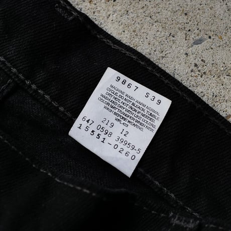 [W36 L32] Levi's 550_Sulfur Black_Deadstock_90s_no.8