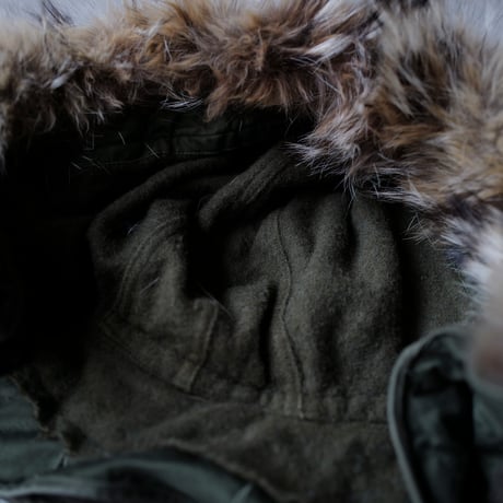 ［Free size］m51_first model_coyote fur hood_no.3