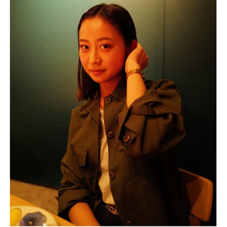 ［for WOMEN］USARMY Olive Green Shirts_deadstock_Aタイプ_襟にスレあり
