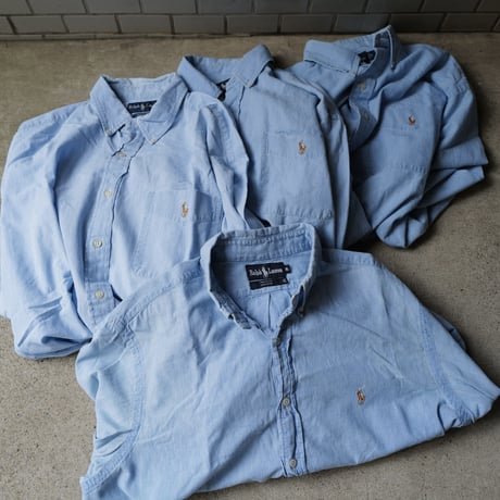［M］BIG SHIRT by Ralph Lauren_chambray_90s vintage_no.13