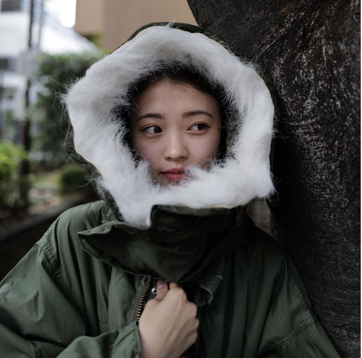 Free size］m65 parka_hood_deadstock_multi color