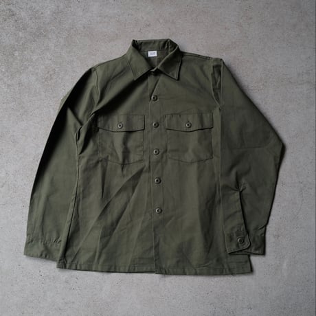 ［L (15 1/2)］USARMY Olive Green Shirts_deadstock_no.10