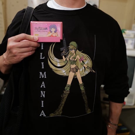ミリマニア ブラック ロンTee